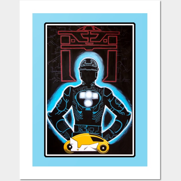 Tron Wall Art by sapanaentertainment